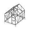 náhradní prosklení pro skleník LANITPLAST PLUGIN 6x8 PC 4 mm LG3053