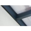 hliníková pergola SKYLUX CLIMALUX 4,0 x 3,5 m antracit + bronz PC LG3755