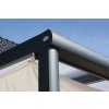 hliníková pergola SKYLUX CLIMALUX 4,0 x 3,5 m antracit + bronz PC LG3755