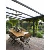 hliníková pergola SKYLUX CLIMALUX 4,0 x 3,5 m antracit + bronz PC LG3755