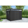 plechový domek LANITPLAST MARBURG 108 ANTRACIT LG4018