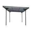 hliníková pergola LANITPLAST ALU 53 antracit + čirý PC LG4148
