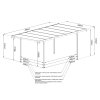 hliníková pergola LANITPLAST ALU 53 antracit + čirý PC LG4148