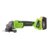 Procraft PWA216 20V - akumulátorová úhlová bruska (s 2x 4,0 Ah akumulátory a nabíječkou)