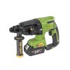 Procraft PHA40 20V - akumulátorové vrtací kladivo (s 2x 4,0 Ah akumulátory a nabíječkou)