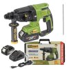Procraft PHA40 20V - akumulátorové vrtací kladivo (s 2x 4,0 Ah akumulátory a nabíječkou)