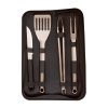 Riwall PRO RBBQ 4B SET - 4-dílná prémiová nerezová sada grilovacího nářadí
