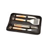 Riwall PRO RBBQ 4W SET - 4-dílná prémiová nerezová sada grilovacího nářadí