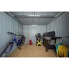 Riwall PRO RMSP 9x8 Anthracite LUX - zahradní domek kovový 2,4 x 2,8 m s pultovou střechou antracit