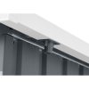Riwall PRO RMSP 9x8 Anthracite LUX - zahradní domek kovový 2,4 x 2,8 m s pultovou střechou antracit