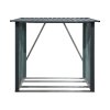 Riwall PRO RMWS 3x7 Anthracite - přístřešek na dřevo 2 x 1,5 m s pultovou střechou antracit