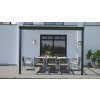 hliníková pergola LANITPLAST WALL 33 FSX antracit + bronz PC LG4303