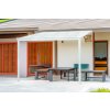 hliníková pergola LANITPLAST WALL 33 FSX bílá + čirý PC LG4311