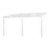 hliníková pergola LANITPLAST WALL 43 FSX bílá + čirý PC LG4315