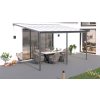 hliníková pergola LANITPLAST WALL 53 FSX antracit + čirý PC LG4317