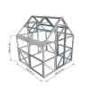 Zahradní skleník MICRO 185x185cm - 4mm