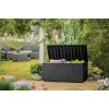 Keter Capri Ratan - zahradní úložný box 305 L - 123 x 53 x 57 cm - Anthracit