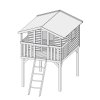 dětské hřiště KARIBU BENJAMIN 91202 natur LG2409