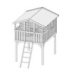 dětské hřiště KARIBU BENJAMIN 91208 terragrau LG2412