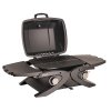 Riwall PRO RGG 20 Compact SET - přenosný plynový gril 4,2 kW se dvěma hořáky a pojízdným skládacím stolkem