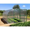 skleník LANITPLAST KYKLOP2 3x4 m PC 6 mm zelený LG4376  + skleníkové těsnění LANITPLAST 12 m LG3098 + akrylátová barva na kov 0,7 kg zelená LG4350