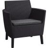 17383 3 zahradni set keter salemo 2 seater sofa grafitova seda