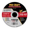 6743 brusny kotouc na kov procraft gd115x60 gd115x60
