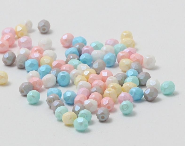 Korálky Soft Pastel