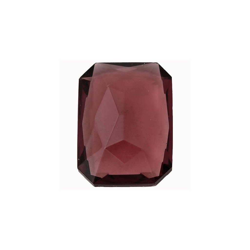 Bižuterní kámen Oktagon 30/22mm Amethyst