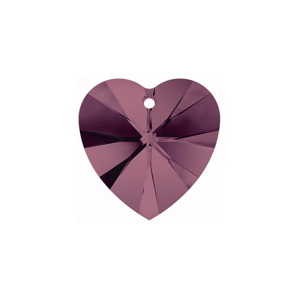 Swarovski® Crystals Heart 6228 10,3/10mm Cyclamen Opal