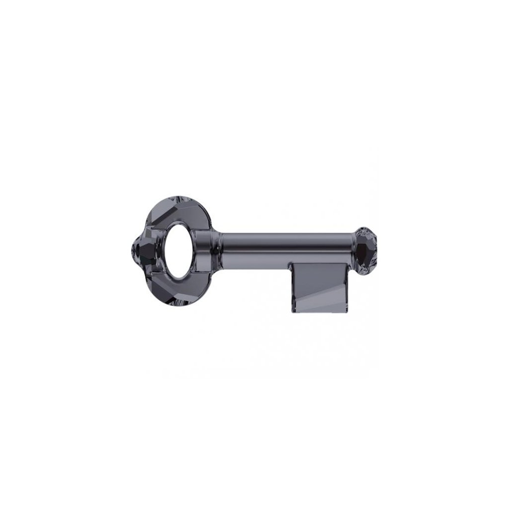 Swarovski® Crystals Key to the forest 6919  50mm Silver Night
