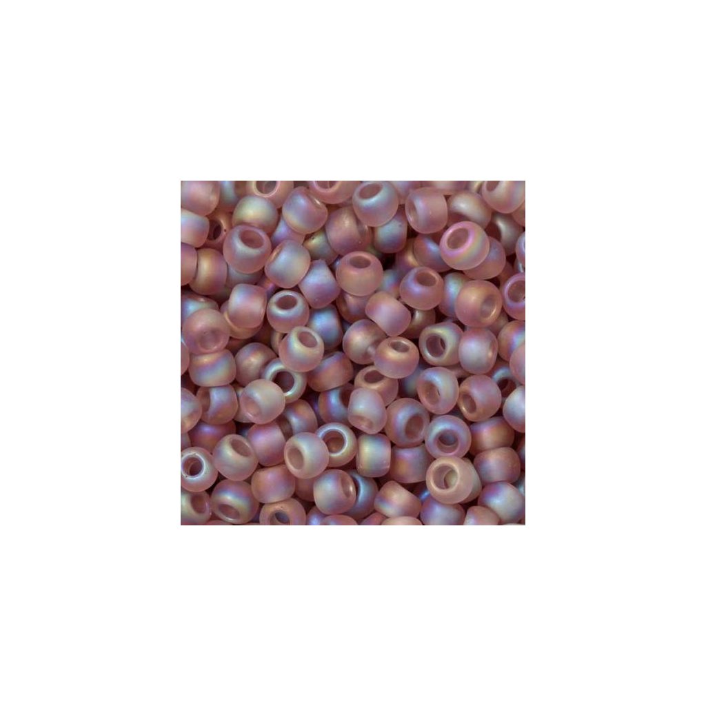 TOHO Round 8/0 Rainbow Frosted Lt Amethyst