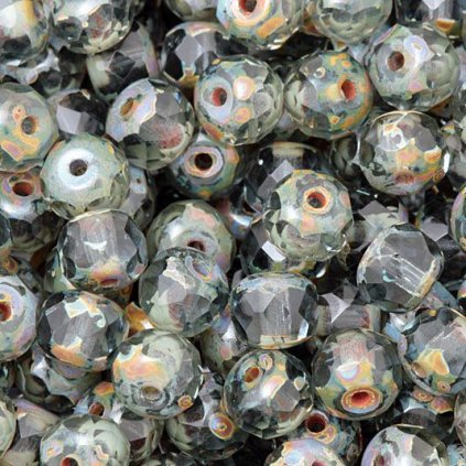 Korálek broušený SLAVÍK 5/3mm modrá travertin