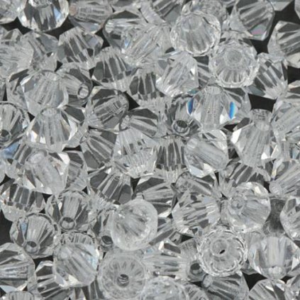 MC perle SLUNÍČKO 4mm crystal