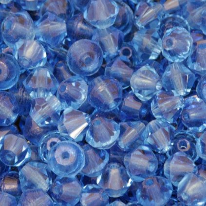 MC perle sluníčko 4mm sapphire 30050 (10ks)