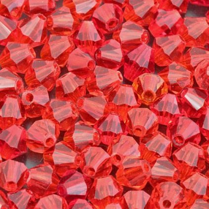 MC perle sluníčko 4mm light siam 90080 (10ks)