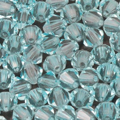 MC perle sluníčko 4mm aquamarine 60010 (10ks)