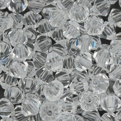 MC perle sluníčko 6mm crystal 00010