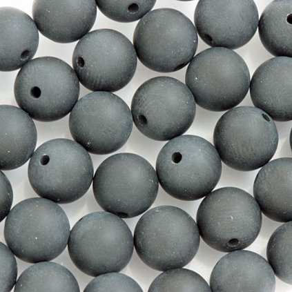 Onyx černá mat 10mm (1ks)