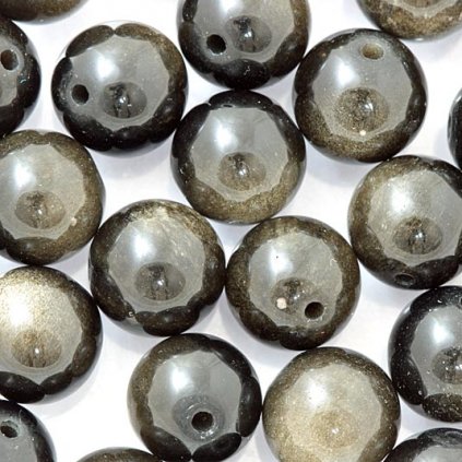 Obsidián zlatý 10mm (1ks)