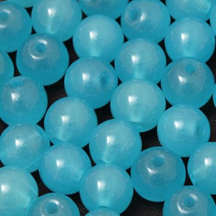 Aqua chalcedon 8mm (1ks)