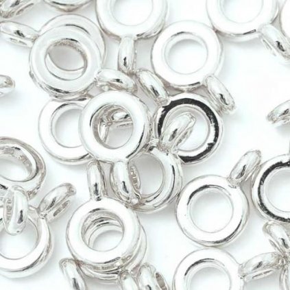 Korálek s očkem 6mm ag clear