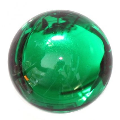 Kabošon kruh 12mm emerald