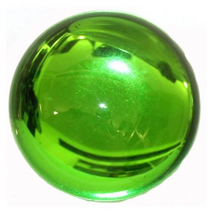 Kabošon kruh 18mm peridot