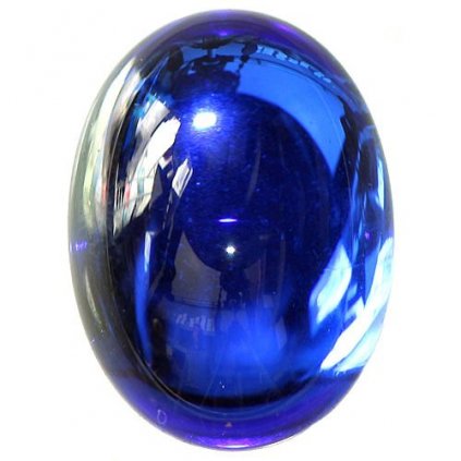 Kabošon ovál 18/13mm sapphire