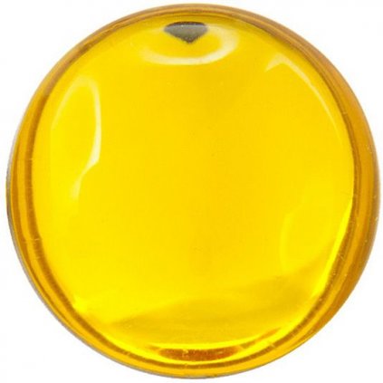 Kabošon BRILLANT kruh 12mm sunflower