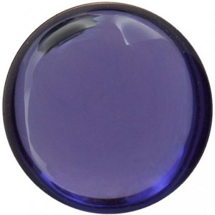 Kabošon BRILLANT kruh 12mm tanzanite