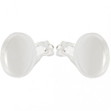 Naušnicová klipsa Kruh 12mm ag clear