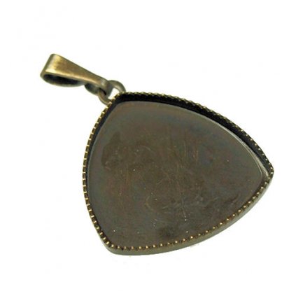 Přívěsek Trojhran 20mm staré zlato