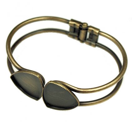 Náramek Trojhran 20mm staré zlato